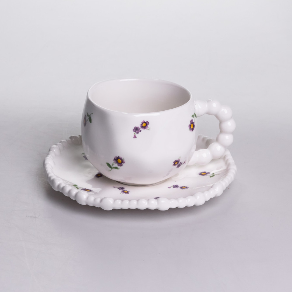 Зображення Столовый набор посуды тарелок и чашек 32 предмета на 6 персон Pearl фарфоровый YY78-4A ИМ Light-Deco 4 