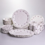 Зображення Столовый набор посуды тарелок и чашек 32 предмета на 6 персон Pearl фарфоровый YY78-4A ИМ Light-Deco 7 