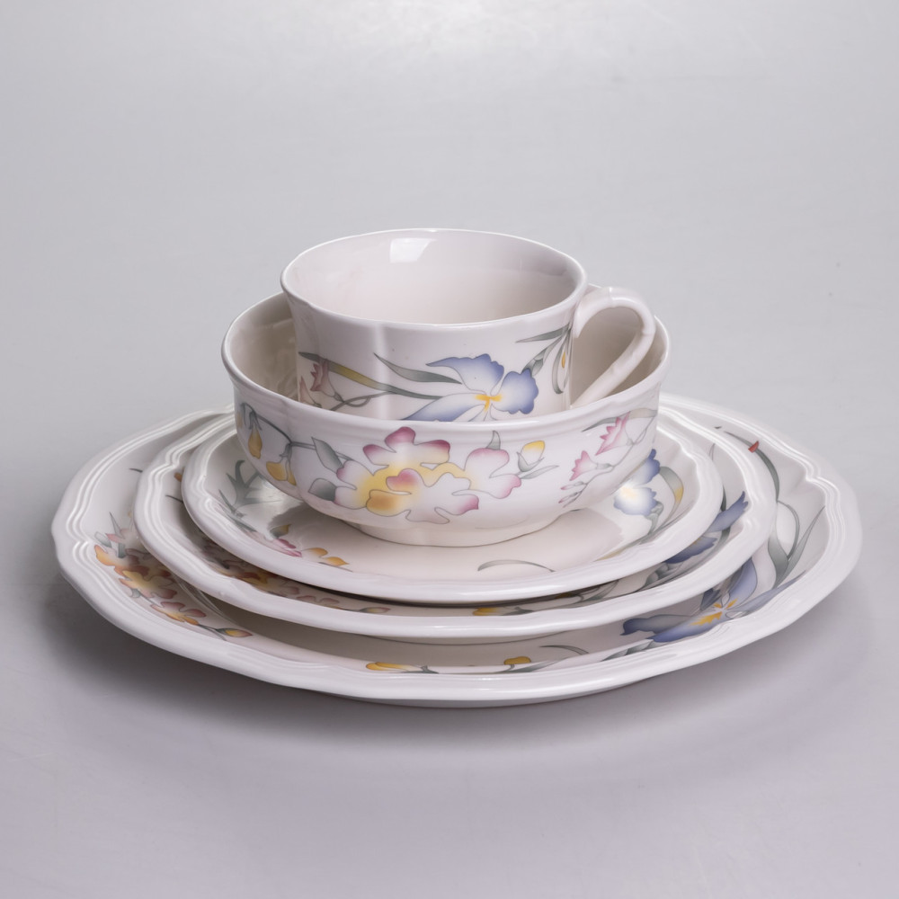 Зображення Столовый набор посуды тарелок и чашек 32 предмета на 6 персон Villeroy фарфоровый YY78-8A ИМ Light-Deco 7 