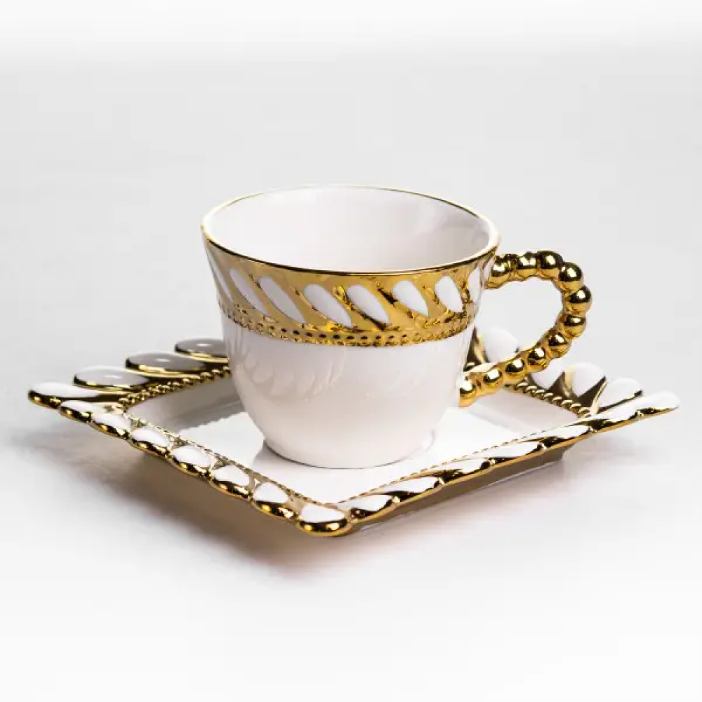 Изображение Набор чашек с блюдцами Tiffany 250 мл 6 шт SX61 ИМ Light-Deco 2 