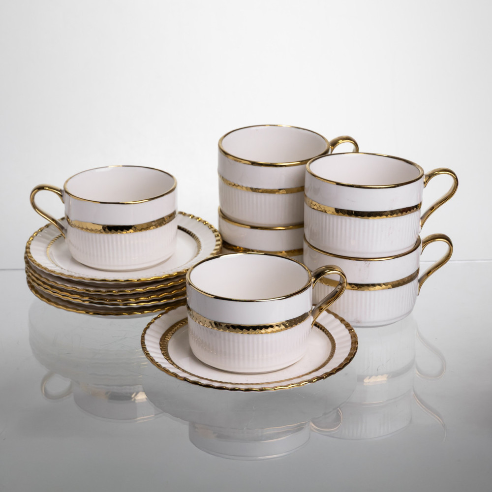 Изображение Чайный сервиз на 6 персон фарфоровый Aurelia Yiwu AP-40 ИМ Light-Deco 3 