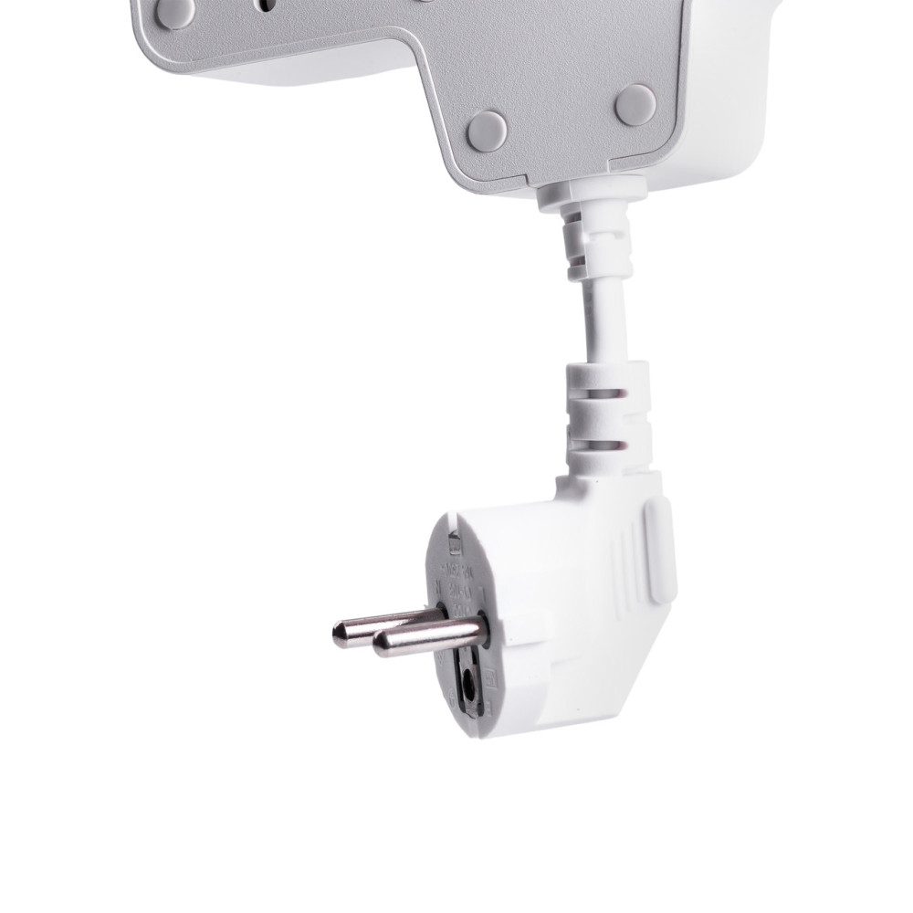 Изображение Сетевой фильтр на 2 евро розетки с 2 USB и 2 Type-C белый HP-5-17 ИМ Light-Deco 4 