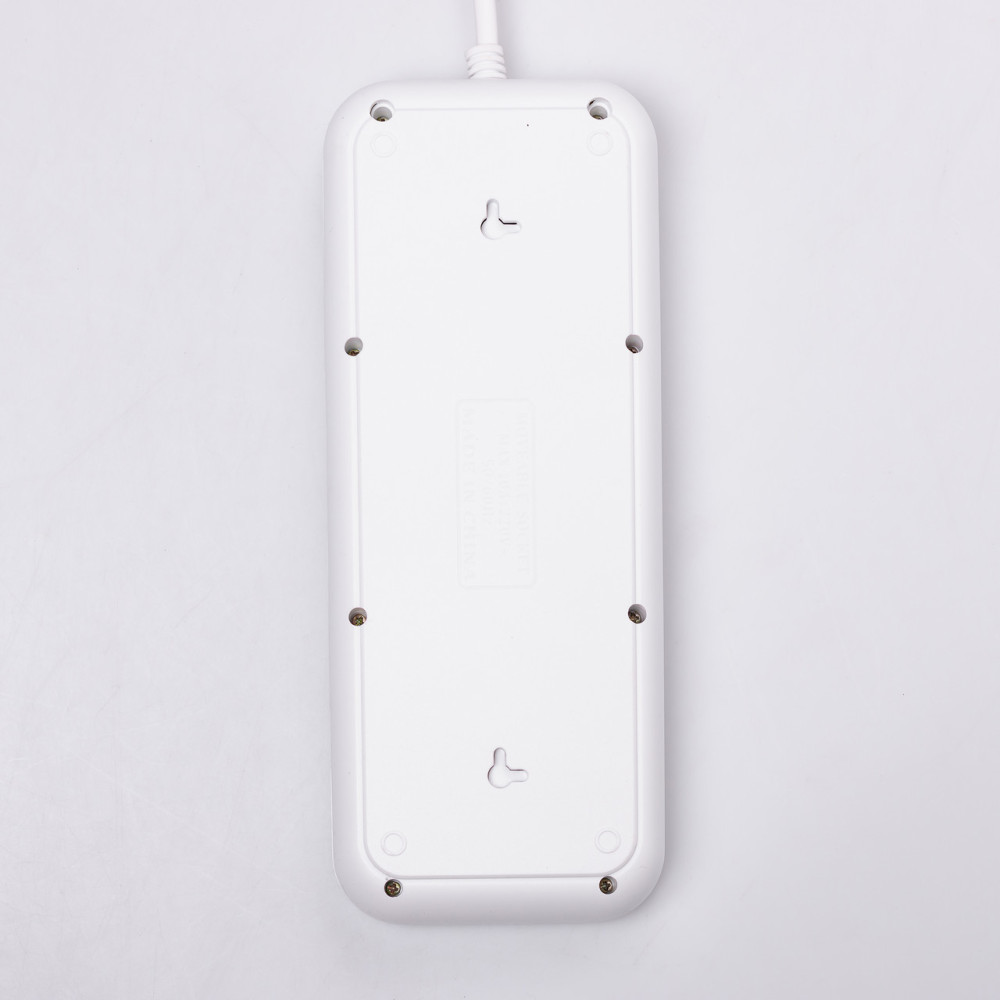 Изображение Сетевой фильтр 2.8 м удлинитель на 8 розеток с 3 USB 1 Type-C и кнопкой отключения F20U Белый HP-5-27 ИМ Light-Deco 3 