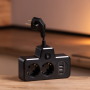 Изображение Сетевой фильтр на 2 евро розетки с 2 USB и 2 Type-C черный HP-5-18 ИМ Light-Deco 5 