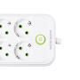 Изображение Сетевой фильтр 4.7 м удлинитель на 8 розеток с 3 USB 1 Type-C и кнопкой отключения F20U Черный HP-5-29 ИМ Light-Deco 3 
