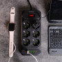 Изображение Сетевой фильтр удлинитель 3 м на 6 розеток 4 USB 2 Type-C и кнопкой выключения HP-5-15 ИМ Light-Deco 1 