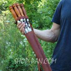 Чехол для шампуров кожаный с гравировкой - идеальный подарок