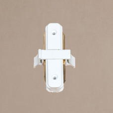 Прямий з'єднувач треків Levistella 752 PR-WH білий для трапеціподібного профілю