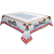 Скатерть гобеленовая новогодняя Lefard  "ESTRELLAS" 140x140 см (716-177)