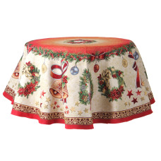 Скатерть гобелен Lefard "Nativity" 140 см. круглая (732-046)