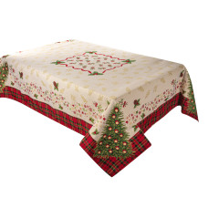 Скатертина новорічна гобеленова Lefard "Christmas delight" 140х240 см (732-384)