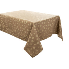 Скатертина тефлонова Lefard "Karen lurex teflon taupe" 160х180см (715-343)