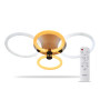 Зображення Світильник стельовий світлодіодний  LED Ardero AL6134-1ARD 76W FELICITY GOLD білий + срібло ИМ Light-Deco 