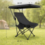 Изображение Складной стул с крышей - черный, металлический каркас, боковой карман, 82x54 см ИМ Light-Deco 6 