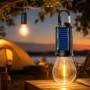 Изображение Аккумуляторный кемпинговый фонарь с крючком и USB / Лампа для кемпинга с солнечной панелью HA-112 ИМ Light-Deco 4 