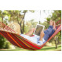 Зображення Тканевый гамак Mexico с деревянной перекладиной 200x80 см, гамак с планкой в чехле ИМ Light-Deco 1 