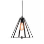 Зображення Світильник підвісний лофт HOROZ ELECTRIC "MAXWELL-1 BK" Е27 чорний ИМ Light-Deco 1 