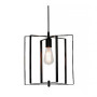 Изображение Светильник подвесной лофт HOROZ ELECTRIC "NOBEL-1 BK" Е27 черный ИМ Light-Deco 1 