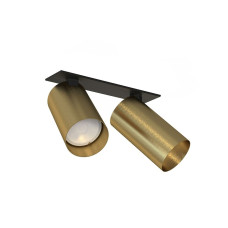 Спот Nowodvorski 7745 Mono surface GU10 2x10W IP20 Bl колір латунний