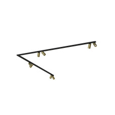 Спот Nowodvorski 7757 Mono corner GU10 8x10W IP20 Bl колір латунний