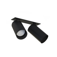 Спот Nowodvorski 7834 Mono surface GU10 2x10W IP20 Bl колір чорний
