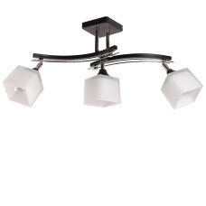 Люстра стельова Light House SRS-18311/3 BK CR чорна