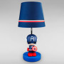 Изображение Настольная лампа с абажуром супергерой Light House DL-18350/1T синяя ИМ Light-Deco 