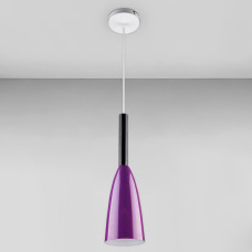 Люстра підвісна Light House DL-18356/1P біла плафон фіолетовий