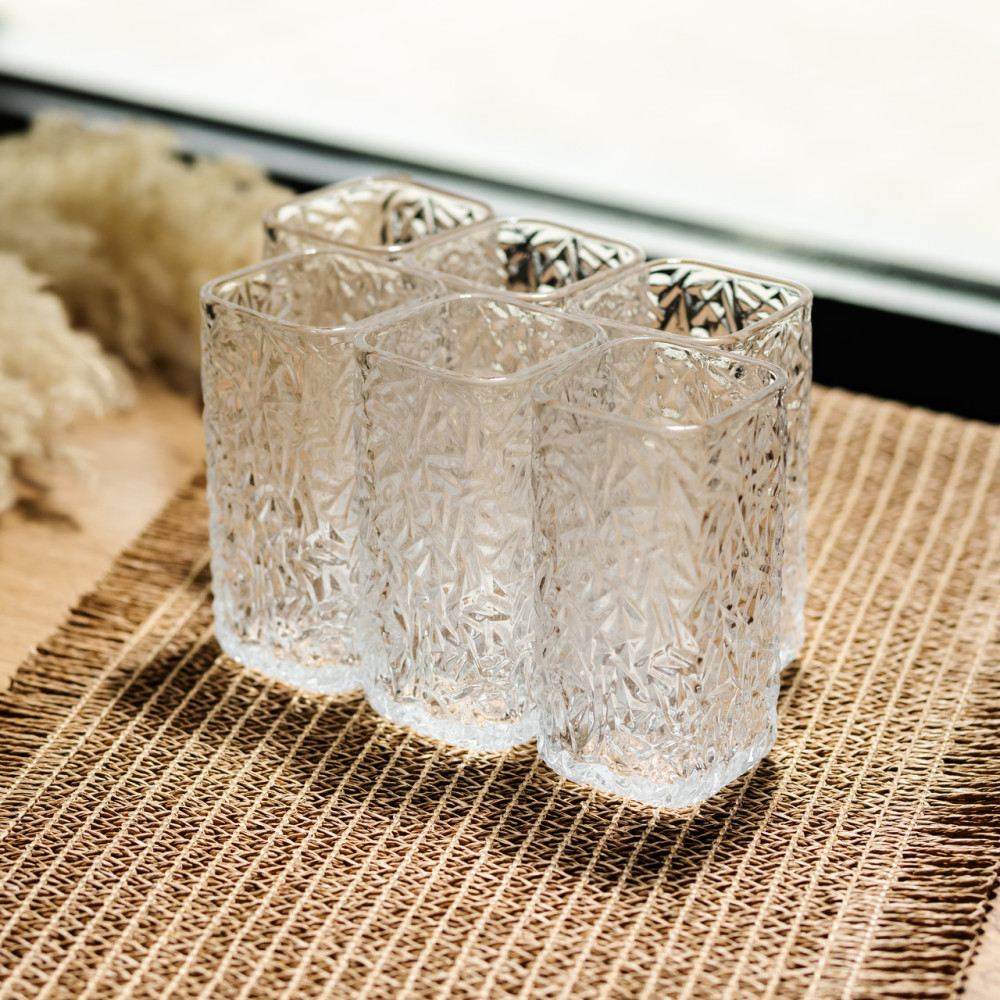 Изображение Набор стаканов для напитков Matrix Glass 6 штук по 245 мл HP-17-46 ИМ Light-Deco 1 