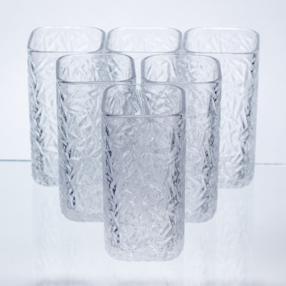 Изображение Набор стаканов для напитков Matrix Glass 6 штук по 245 мл HP-17-46 ИМ Light-Deco 