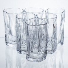 Набор стаканов для напитков Crinkle Glass 6 штук по 270 мл HP-17-62
