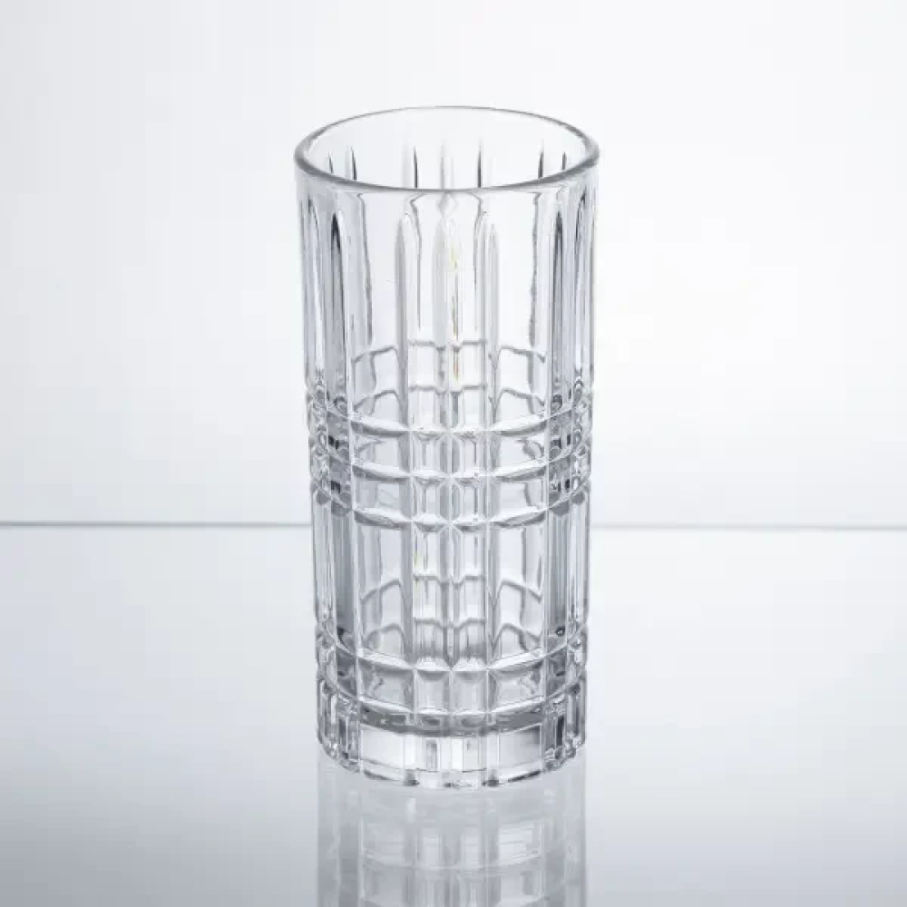 Зображення Набор стаканов Geometric Glass 6 штук по 300 мл с рельефным узором HP-17-3 ИМ Light-Deco 1 