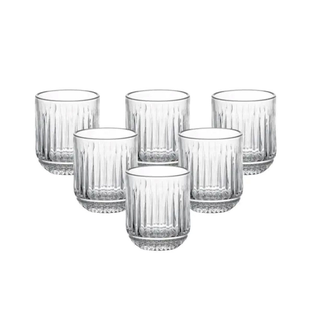 Зображення Набор стаканов 6 шт по 250 мл из толстого стекла HP4150 ИМ Light-Deco 