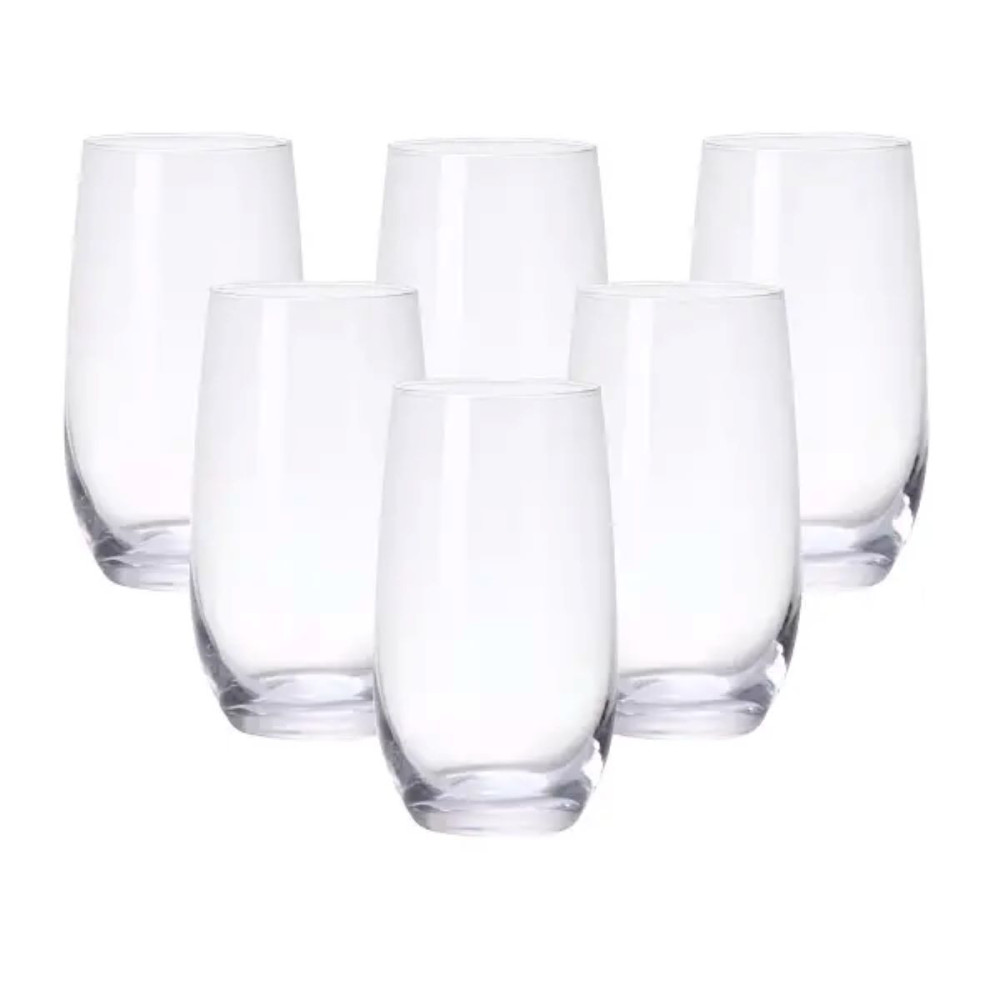 Зображення Набор стаканов 6 штук по 360 мл прозрачный HP557 ИМ Light-Deco 