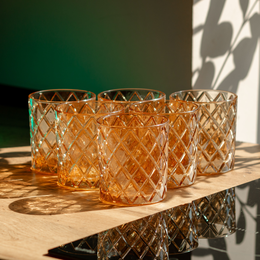 Зображення Набор стаканов 6 штук по 320 мл для виски Золото HP-19-11GLASS ИМ Light-Deco 3 