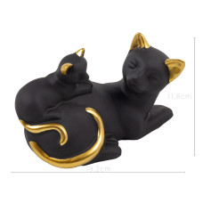 Фігурка декоративна «мама кішка» 19,2х9,2х11,8 см