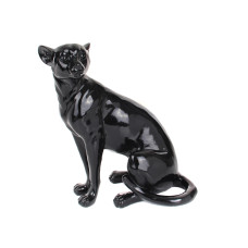Фігурка декоративна пантера глянцева 38х31см