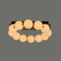 Изображение Стельова люстра із білими кульками та дерев’яною фурнітурою на чорній основі Ø53 см ИМ Light-Deco 1 