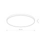 Зображення Купить Светильник Nowodvorski 8188 Agnes round LED 1x64W 4000K 4300Lm IP44 Wh ИМ Light-Deco 1 