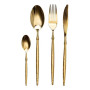 Зображення Набор столовых приборов золото на 6 персон 24 предмета ложки, вилки, ножи Золото HP-20-15 ИМ Light-Deco 
