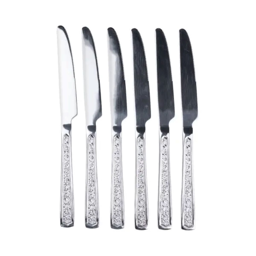 Изображение Набор столовых ножей 6 штук Light House LG-30243-CR хром 23 см ИМ Light-Deco 