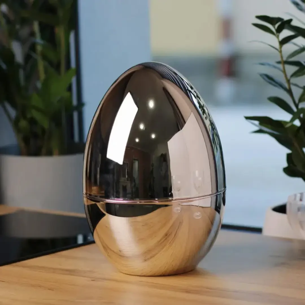 Изображение Столовые приборы набор 24 штуки серебристый в кейсе Egg сервировка, комплект ложек вилок ножей для стола ИМ Light-Deco 3 