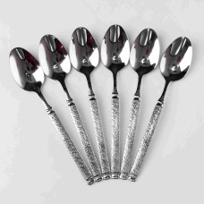 Набор чайных ложек 6 штук из нержавеющей стали 14.5 см ложки чайные посуда нержавейка десерт кофе HP-16978-12