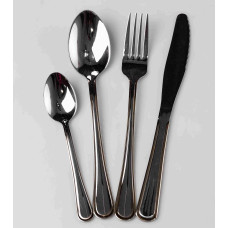 Набор столовых приборов из нержавеющей стали на 6 персон 24 предмета столовая ложка вилка нож HP-16978-25