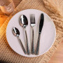 Зображення Набор столовых приборов из нержавеющей стали на 6 персон 24 предмета столовая ложка вилка нож HP-16978-26 ИМ Light-Deco 2 
