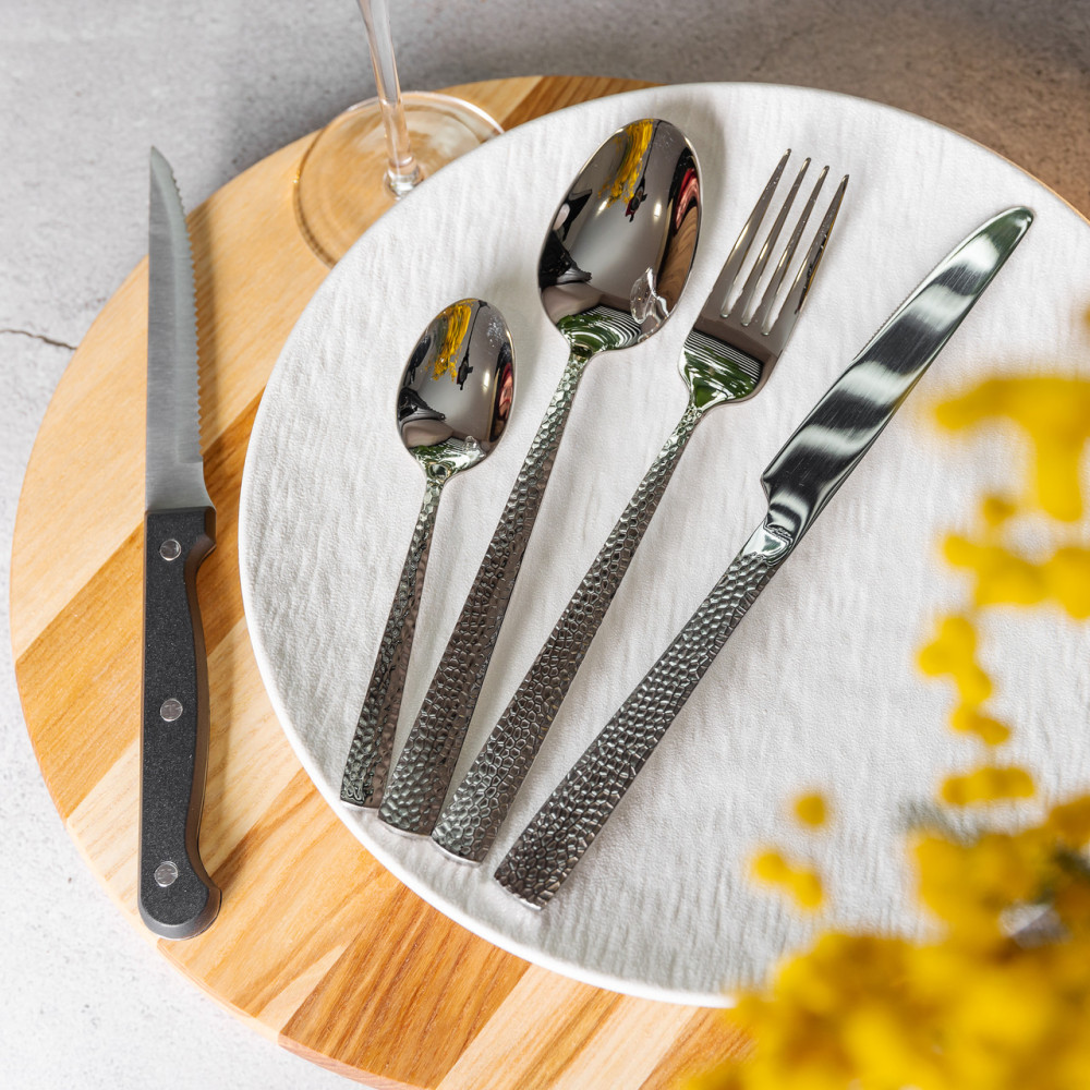 Зображення Набор столовых приборов в футляре на 6 персон столовый набор 30 предметов в футляре Серебро HP-20-27 ИМ Light-Deco 3 