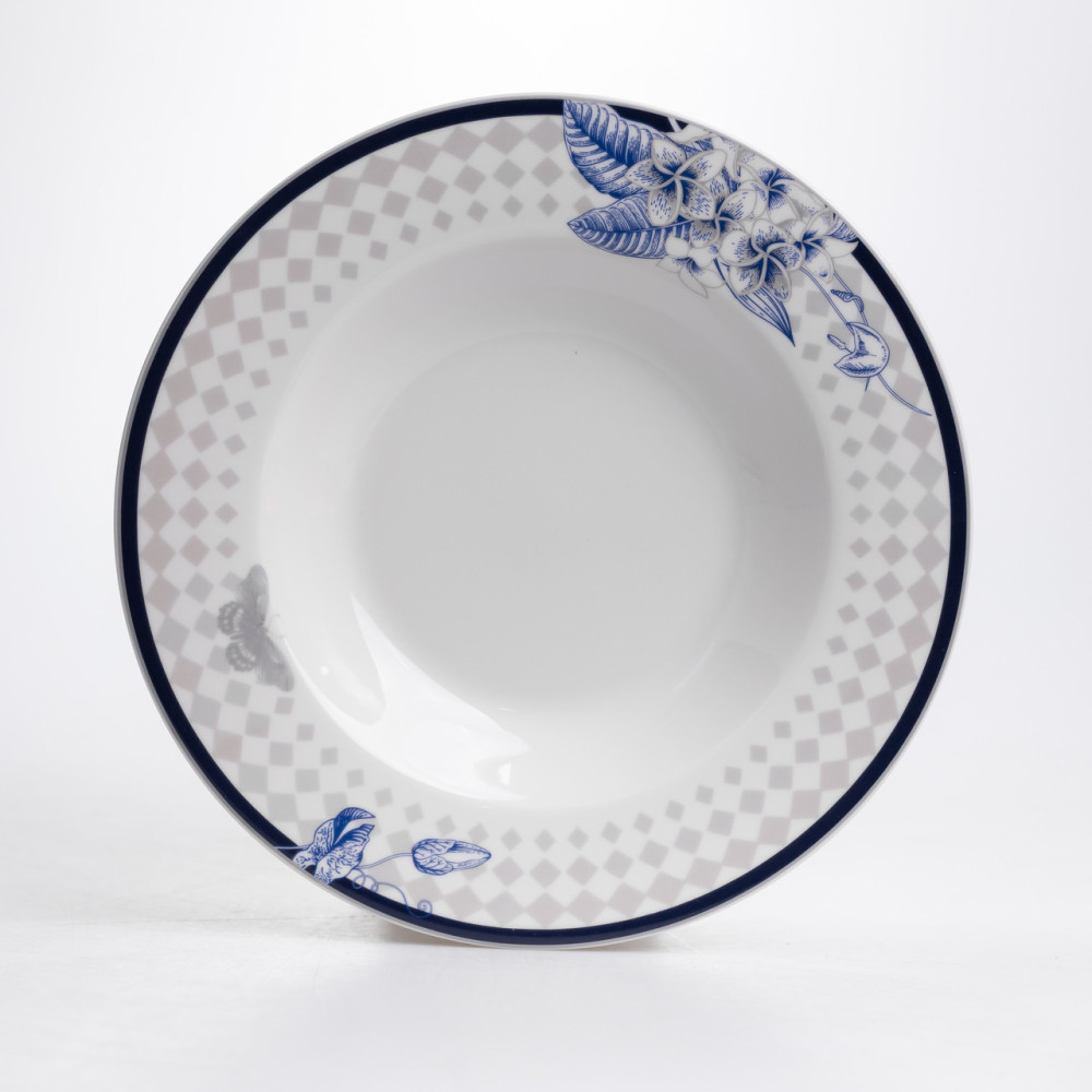 Зображення Столовый сервиз на 6 персон фарфоровый Blossom Blue 24 предмети Yiwu HP-7-713N ИМ Light-Deco 3 