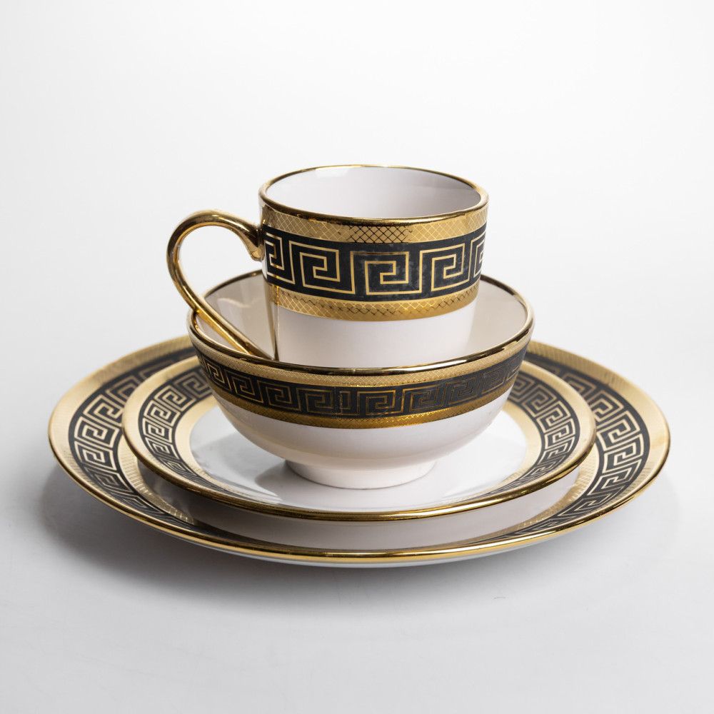 Изображение Столовый сервиз на 4 персоны фарфоровый Meander Yiwu WZW-16 ИМ Light-Deco 2 