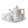Зображення Чайний набір Light House на 6 персон із заварювальним чайником та фарфоровою підставкою LG-30002 Білий ИМ Light-Deco 5 