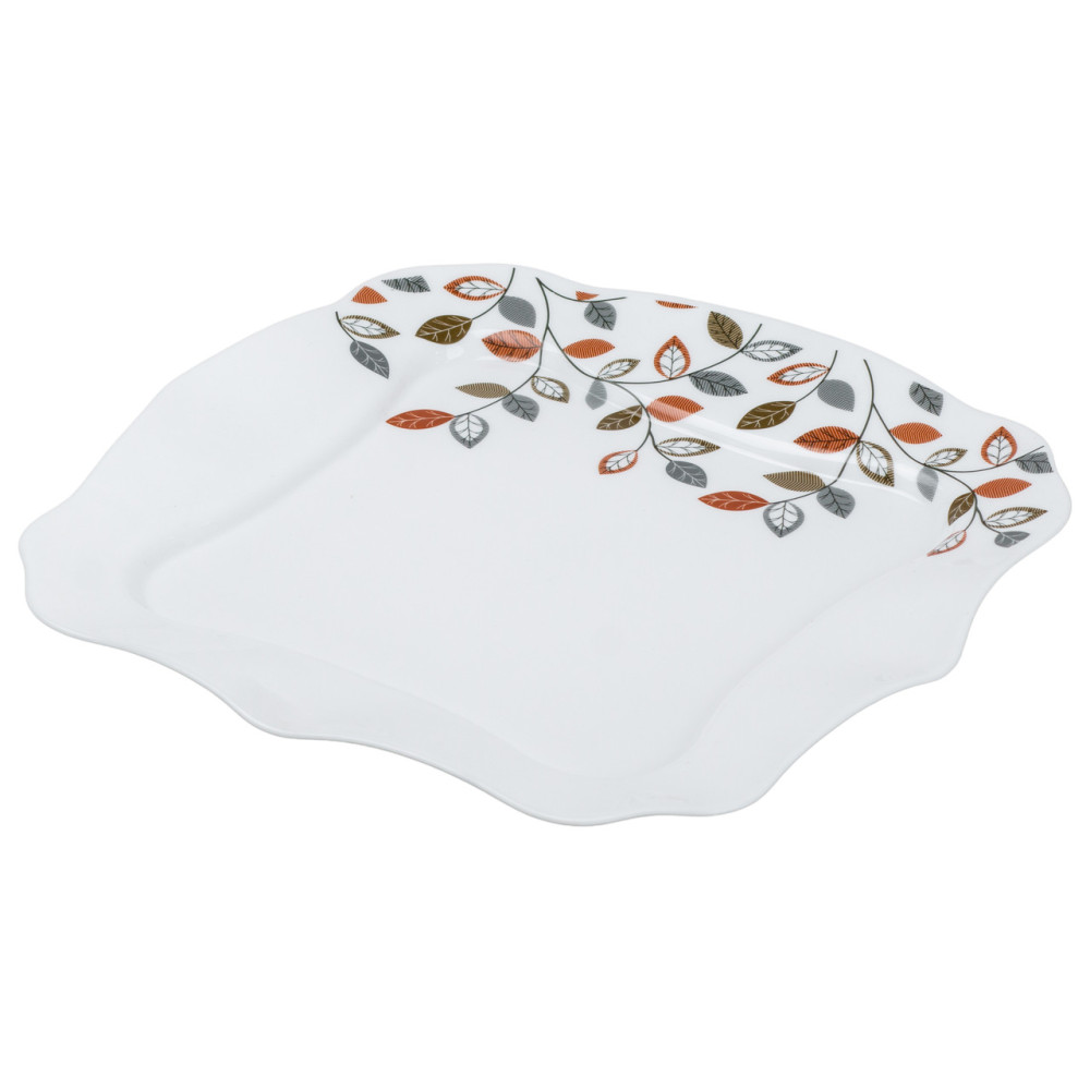 Зображення Столовый сервиз фарфоровых квадратных тарелок на 6 персон 24 предмета белый HP23405 ИМ Light-Deco 5 